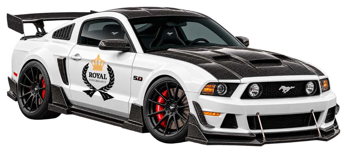 MUSTANG 10-14 carbon fiber parts by Royal Performance