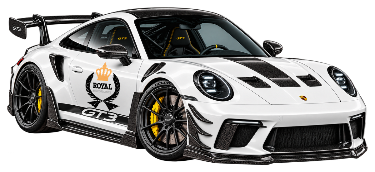 PORSCHE GT3 992 carbon fiber parts by Royal Performance