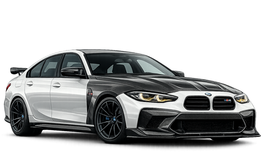 BMW M3 carbon fiber parts by Royal Performance
