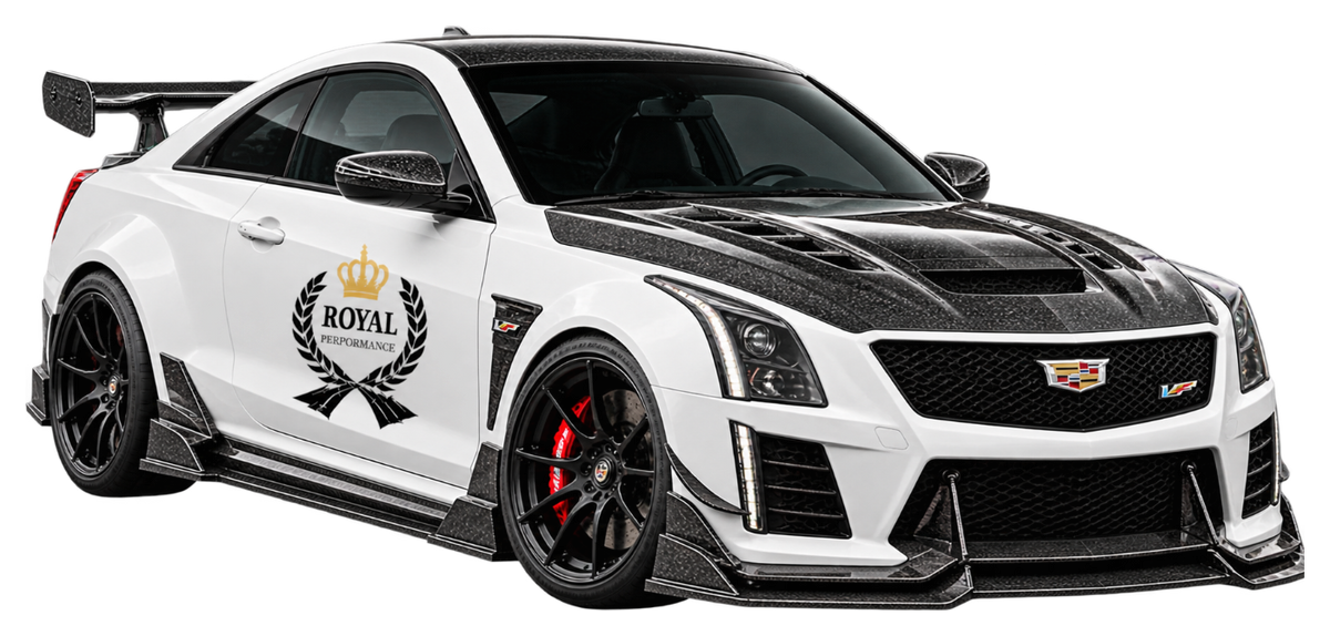CADILLAC ATS-V / CTS-V carbon fiber parts by Royal Performance