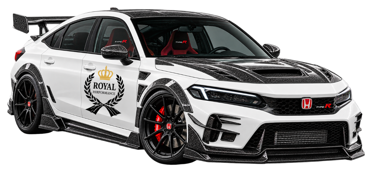 HONDA CIVIC TYPE R carbon fiber parts by Royal Performance