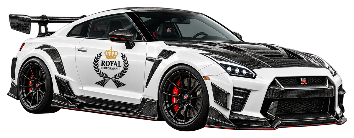 NISSAN GT-R R35 carbon fiber parts by Royal Performance