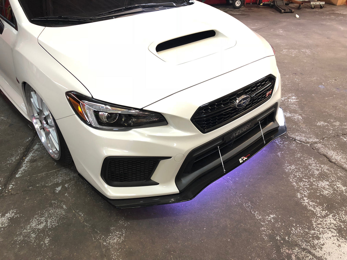 Carbon Fiber Wind Splitter w/ Rods -Subaru WRX/ STI 2018-2021 (With NO Lip)