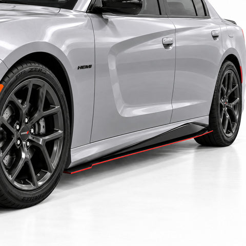 2008-2023 Dodge Charger V7R Side Skirt Splitters