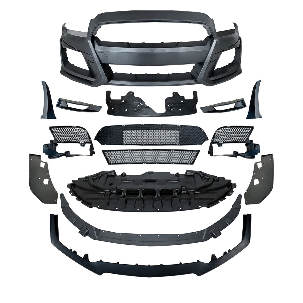 2010-2014 Ford Mustang GT500 Style Front Bumper Conversion