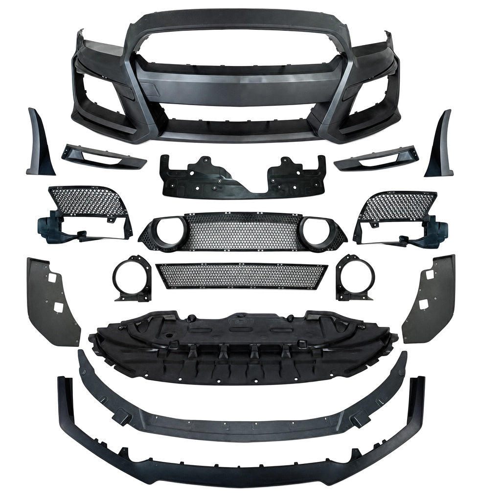 2010-2014 Mustang GT500 Bumper Conversion w/ Grille Light Holes