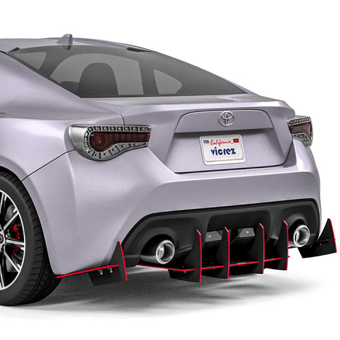 2013-2022 BRZ/FRS/86 Genali VR2 Rear Diffuser