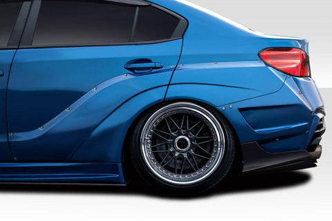 2015-2021 Subaru WRX STI Duraflex VRS Wide Body Rear Fender Flares - 9 Piece