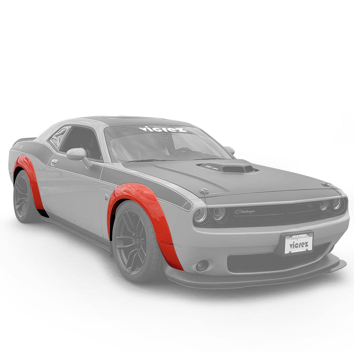 2015-2023 Challenger 392, R/T & SXT Demon Widebody Fender Flares