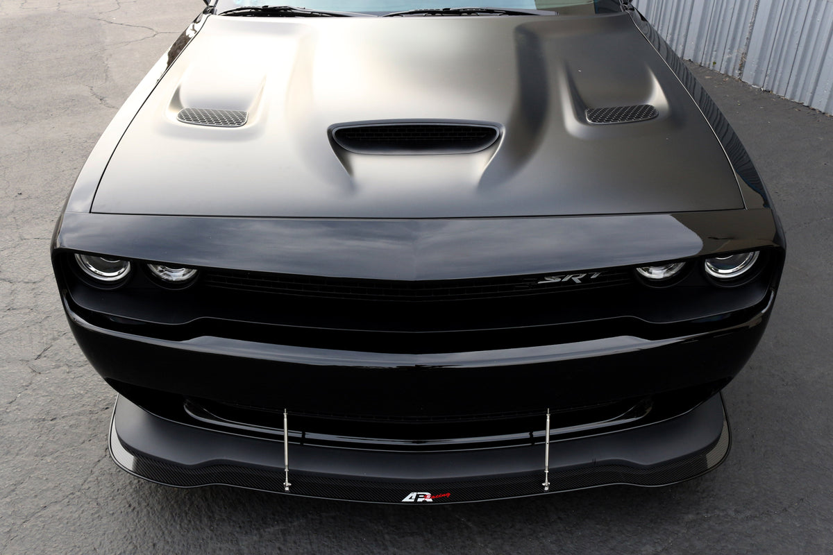 Carbon Fiber Front Wind Splitter- 2015-2023 Dodge Challenger Hellcat