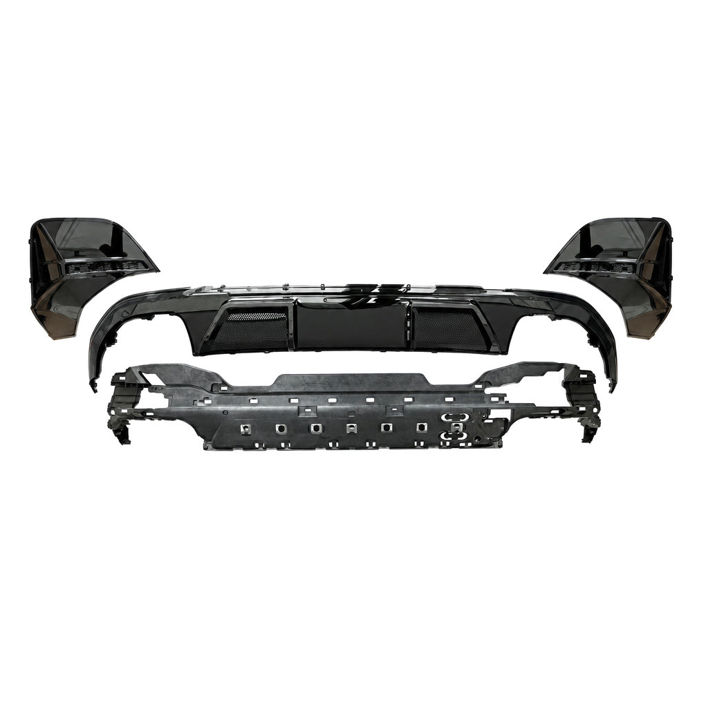 2020-2026 BMW G26 440i MP Competition Rear Diffuser, Gloss Black