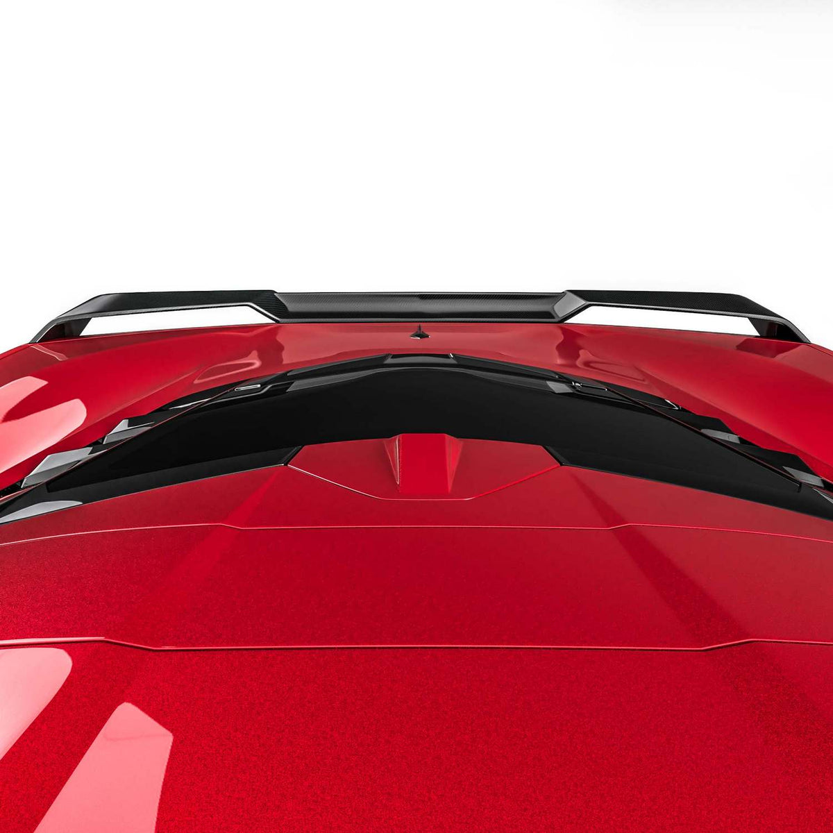 2020-2026 Corvette C8 Z51 Rear Spoiler, Gloss Forged Carbon - view 12