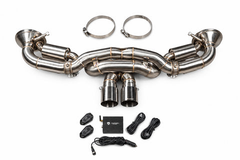 2022-2027 Valvetronic Valved Sport Exhaust System for Porsche 992 GT3/RS