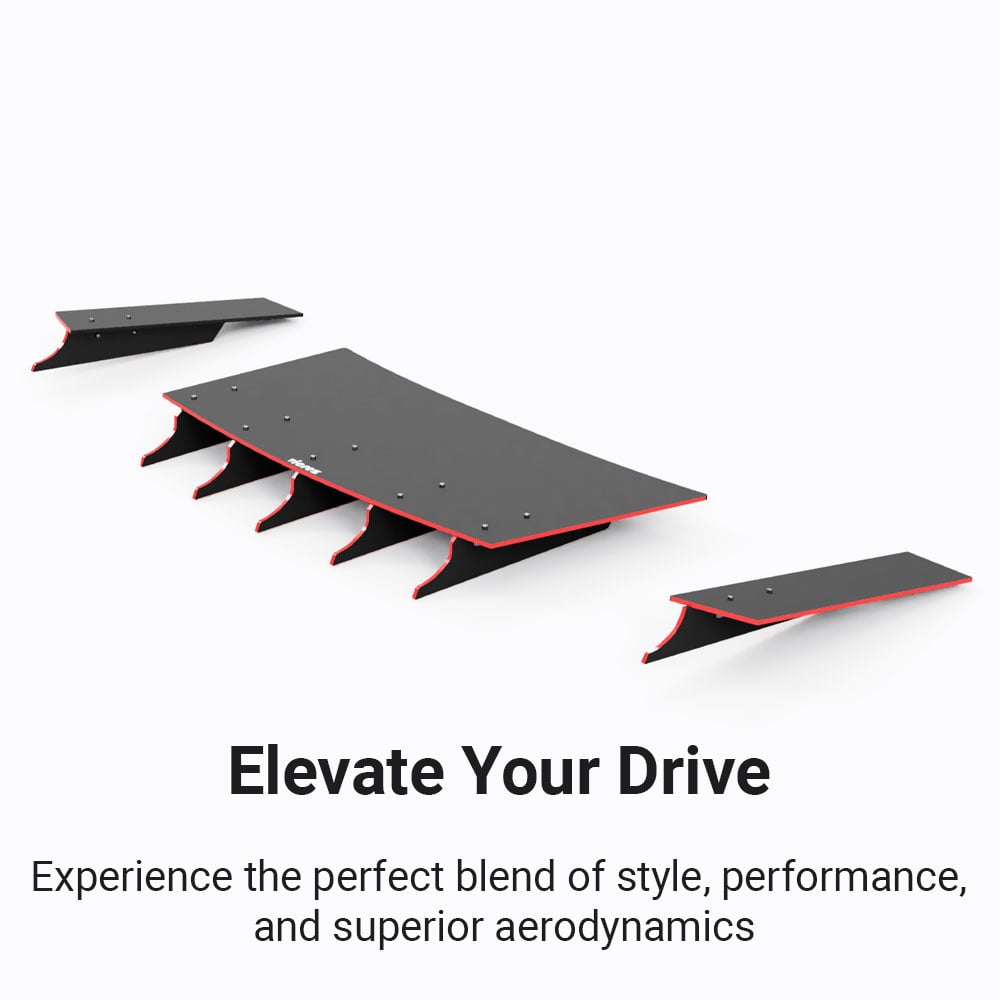 2026-2027 Dodge Charger Zonari VR5 Rear Diffuser, ABS - view 11