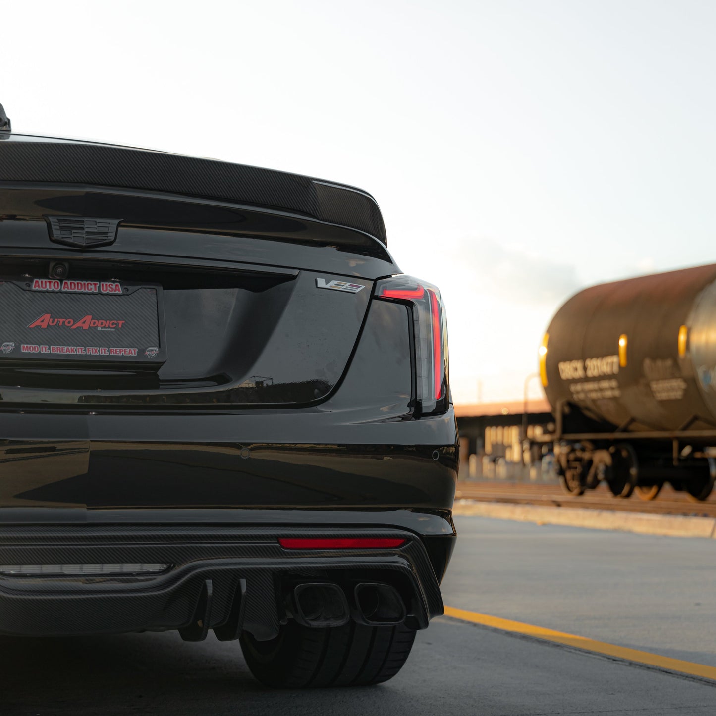 2022-2026 Cadillac CT5-V Blackwing Type-ST Carbon Fiber Rear Diffuser