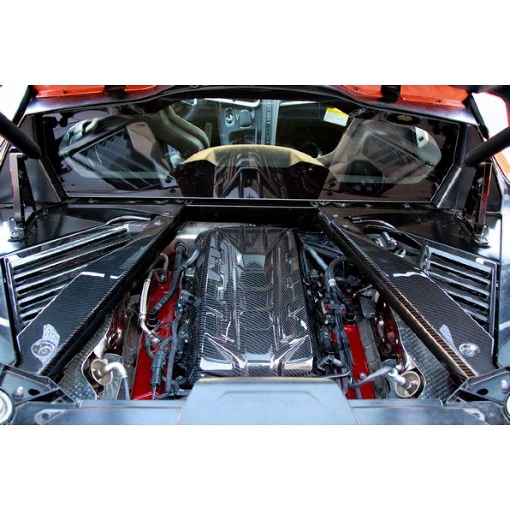 Carbon Fiber Engine Plenum Cover and Appearance Panels Package-Chevrolet C8 Corvette