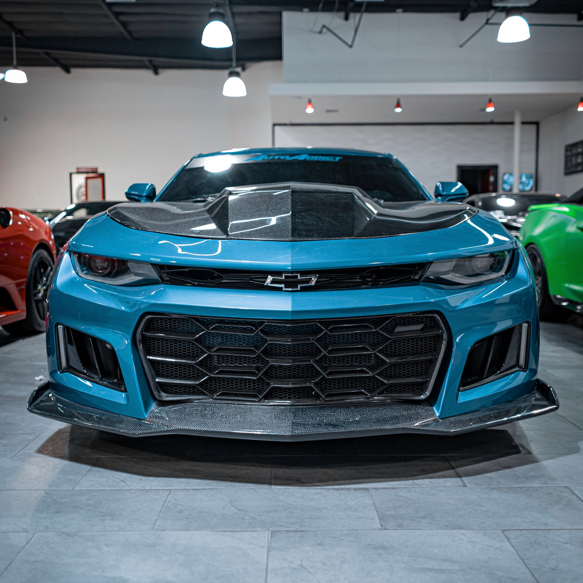 2016-2018 Camaro Flowtie Upper Grille for ZL1 Conversion Bumper - view 5