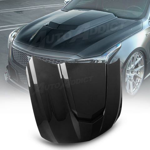 2020-2026 Cadillac CT5/V-Blackwing Heritage Spec Pre-Preg V-Shaped Double Sided Carbon Fiber Hood