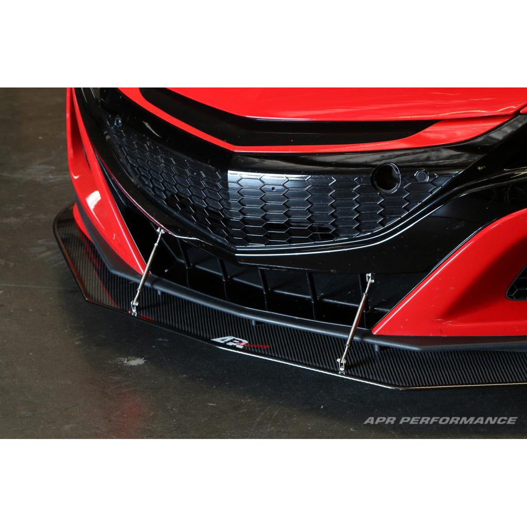 Carbon Fiber Front Wind Splitter - 2016-2022 Acura NSX (Stock Bumper)
