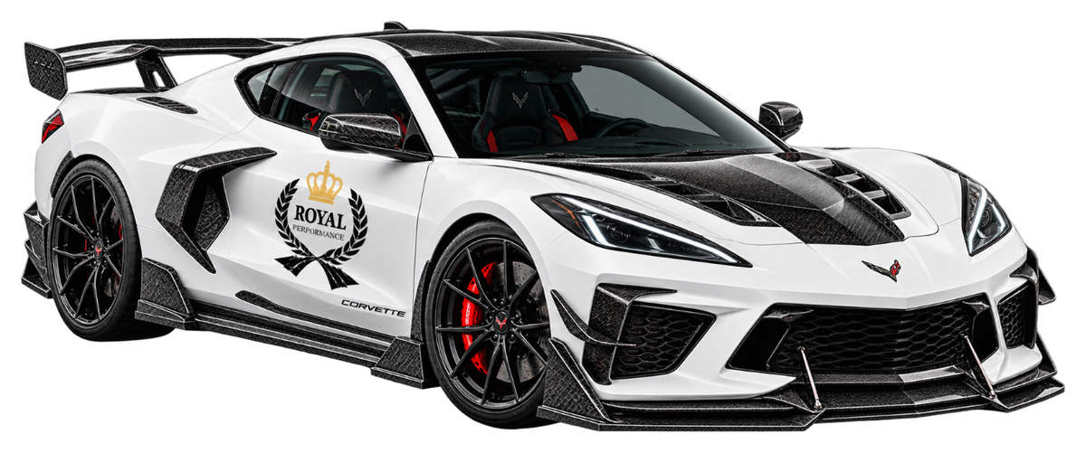 CORVETTE C8 20-27 carbon fiber parts by Royal Performance