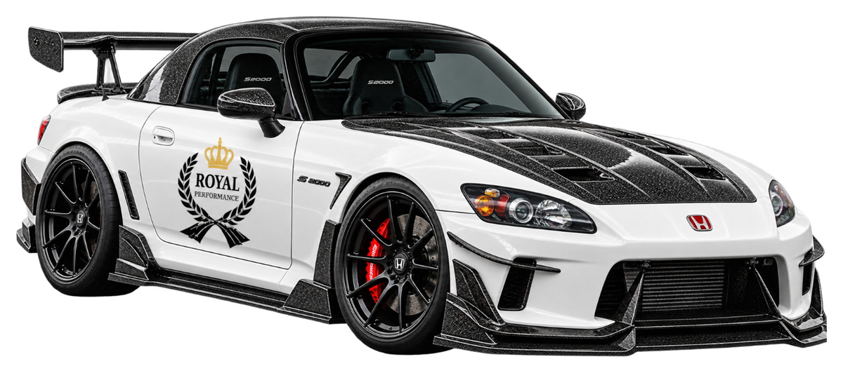 HONDA S2000 carbon fiber parts by Royal Performance