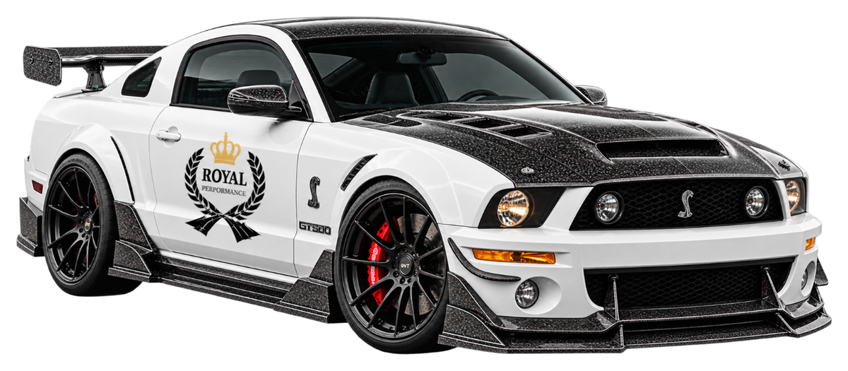 MUSTANG 05-09 carbon fiber parts by Royal Performance