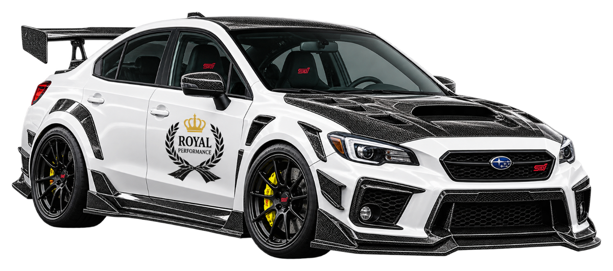 SUBARU WRX / STI carbon fiber parts by Royal Performance