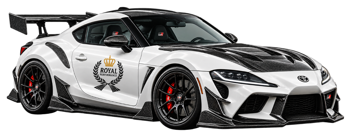 TOYOTA SUPRA carbon fiber parts by Royal Performance