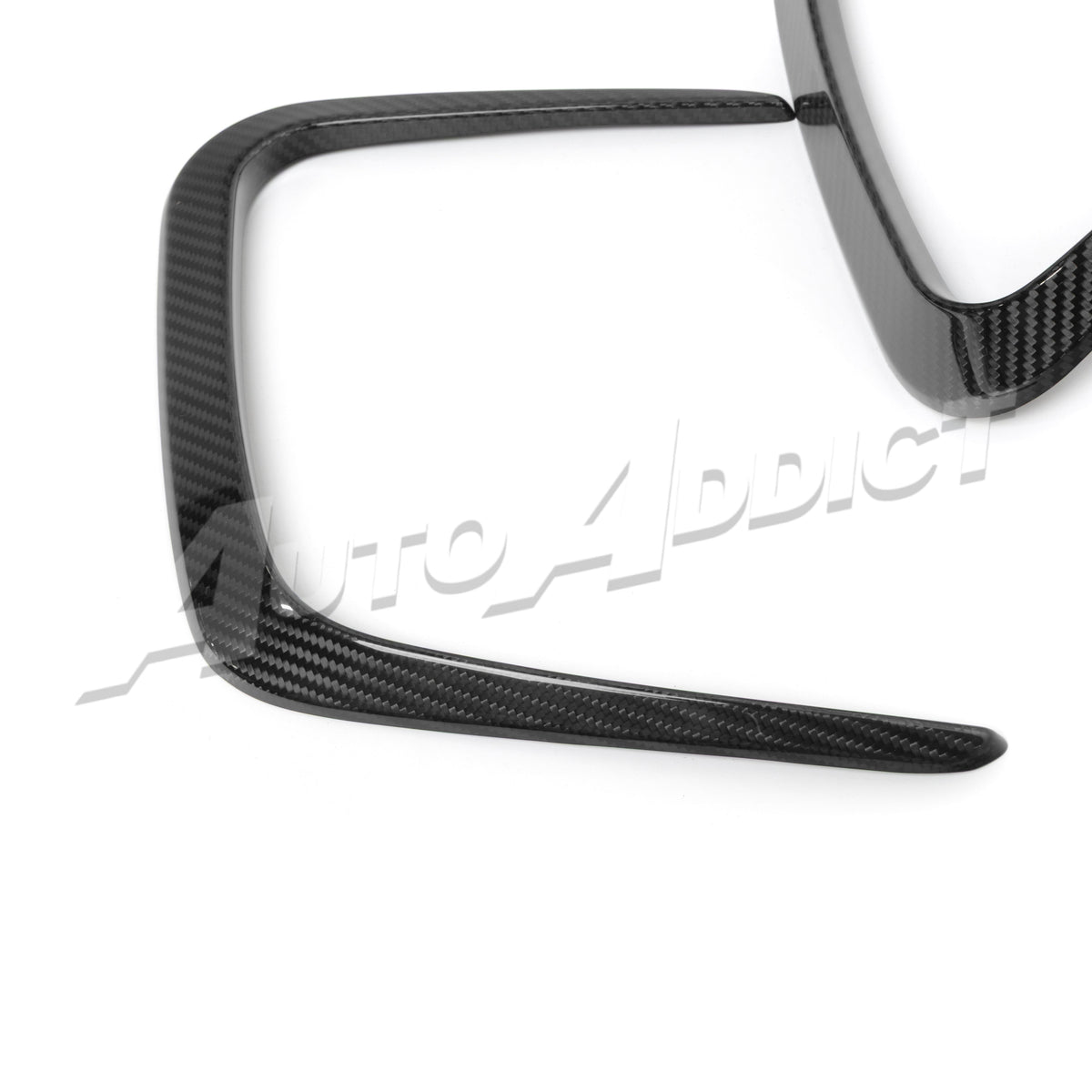 2021-2026 BMW G82 G83 M4 Dry Gloss Double Sided Carbon Fiber Front Hood Vents Covers Pair