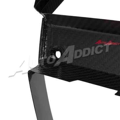 2021-2026 BMW G82 G83 M4 Dry Gloss Double Sided Carbon Fiber Lower Grill with ACC