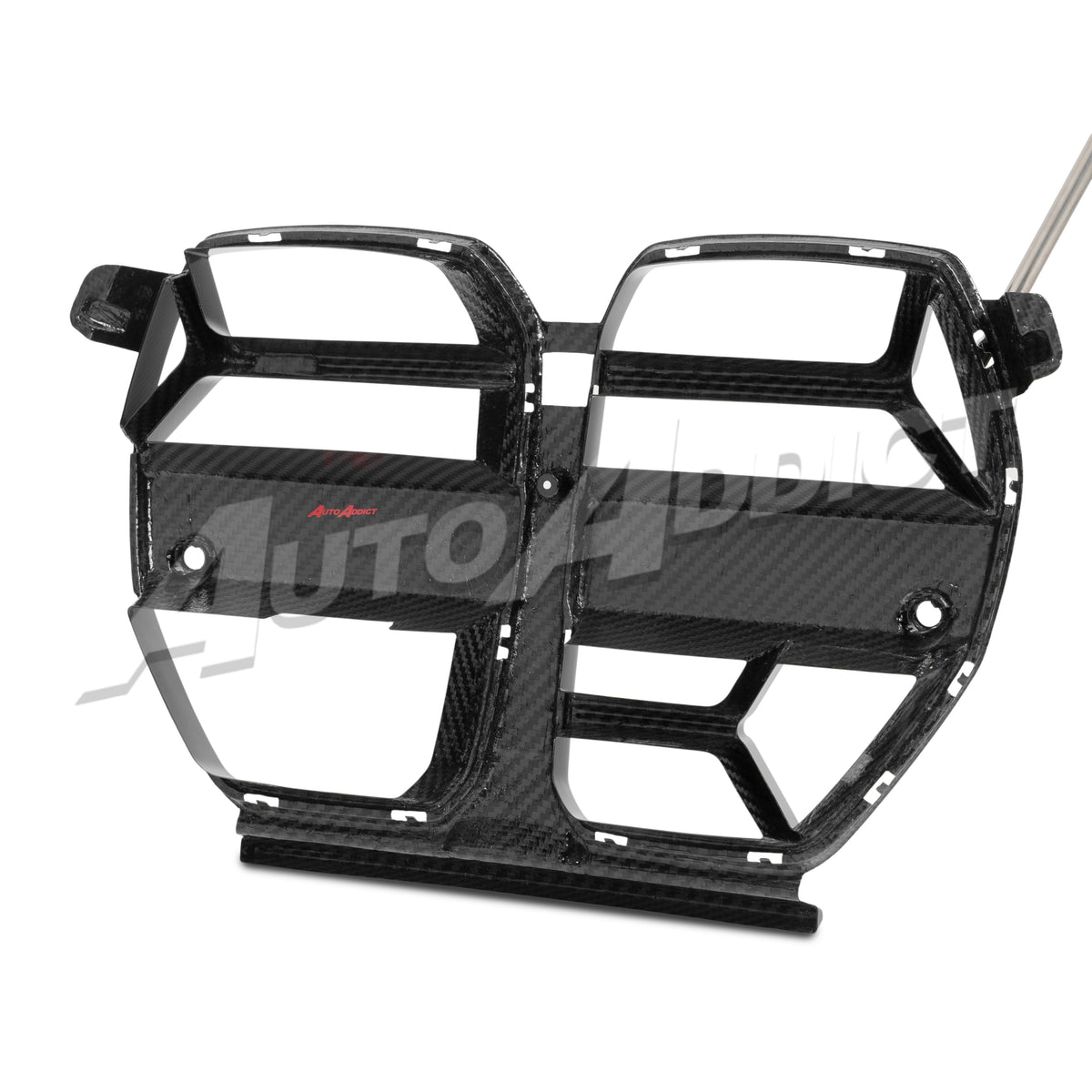 2021-2026 BMW G82 G83 M4 Dry Gloss Double Sided Carbon Fiber Lower Grill with ACC