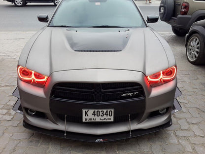 Carbon Fiber Front Wind Splitter- 2011-2014 Dodge Charger SRT-8