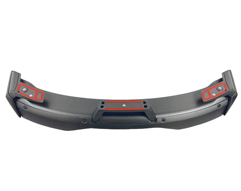 2024+ Mustang S650 Dark Horse Rear Spoiler Gloss Carbon Fiber 2pcs