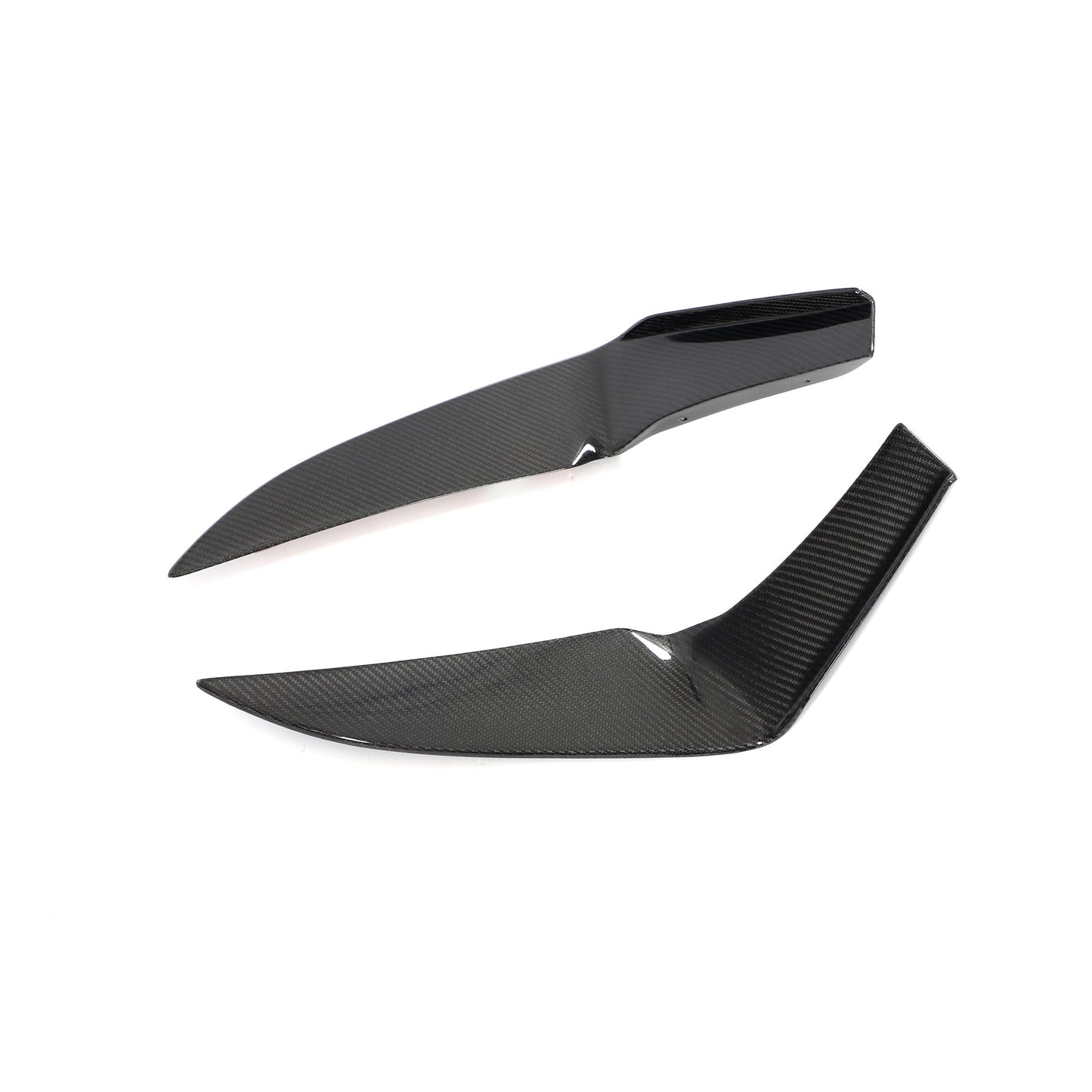 2010-2025 Chevy Camaro 1LE Canards Track Package Double Sided Gloss Carbon Fiber