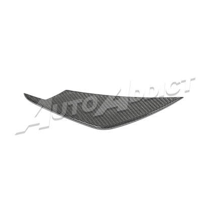 2021-2026 BMW G82 G83 M4 Dry Gloss Double Sided Carbon Fiber Front Bumper Canards 4pcs