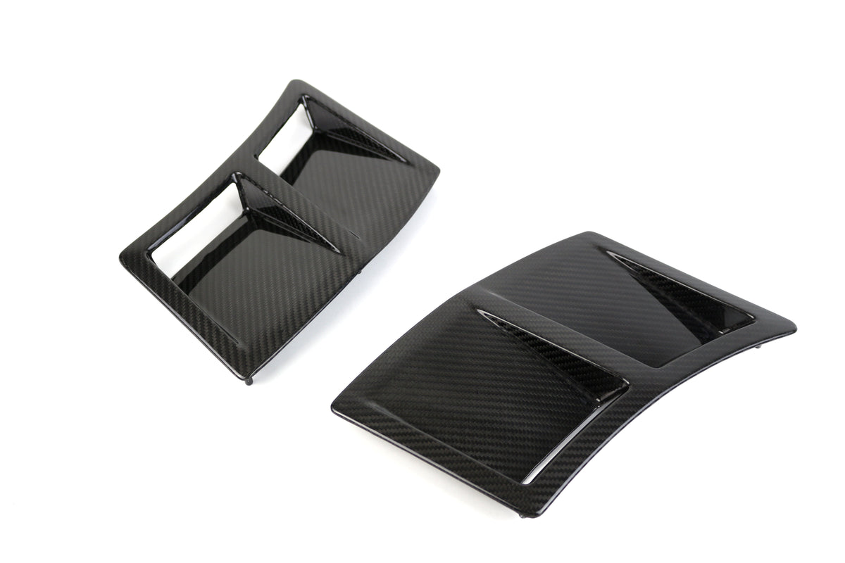 Carbon Fiber Rear Bumper Ducts - 2015-2021 Subaru WRX/ STI Type RA