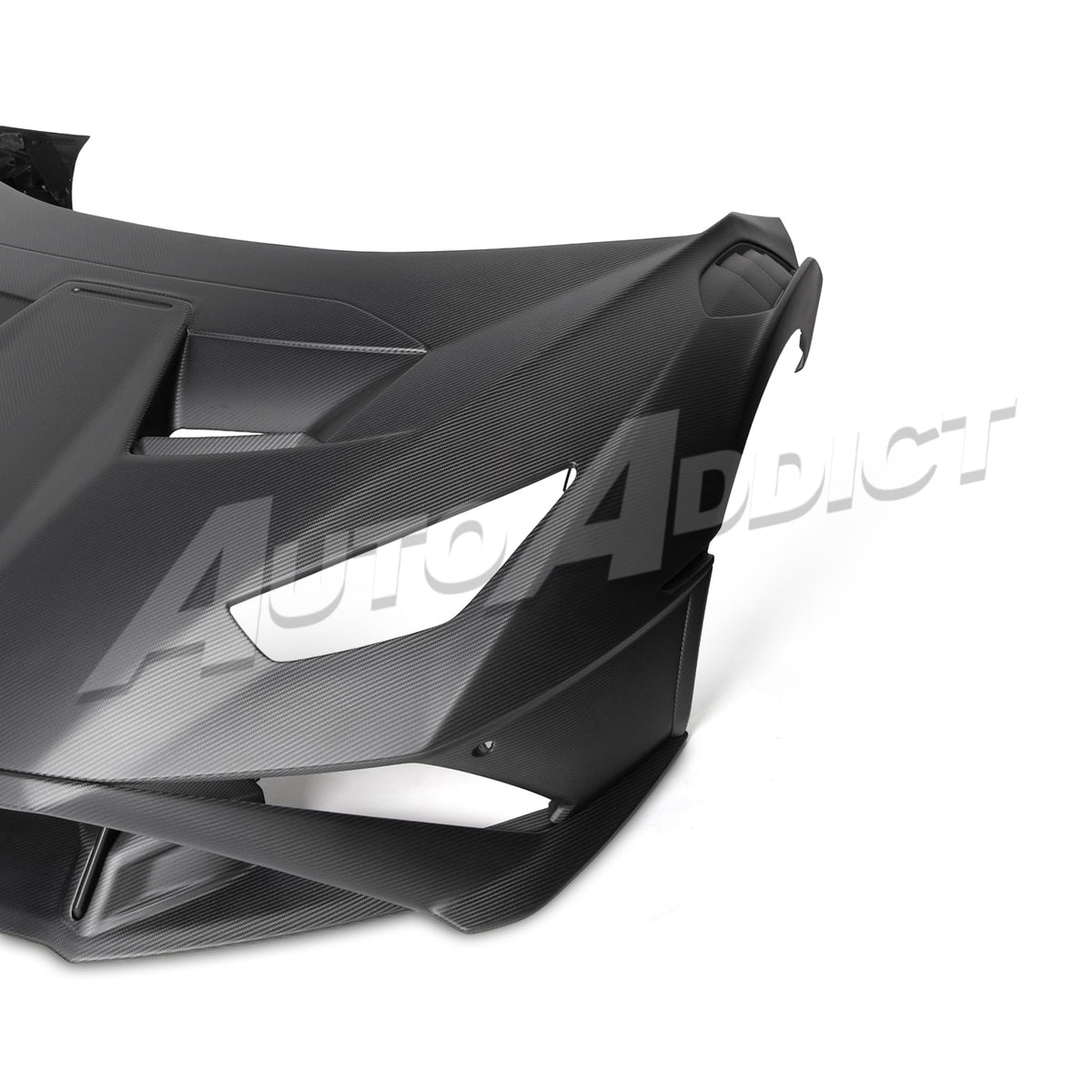 STO Lamborghini Huracan Dry Carbon Fiber Front Bonnet Fenders and Bumper Full Kit