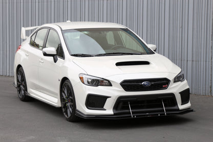 Carbon Fiber Wind Splitter w/ Rods-Subaru WRX/ STI 2018-2021 (OEM Lip)