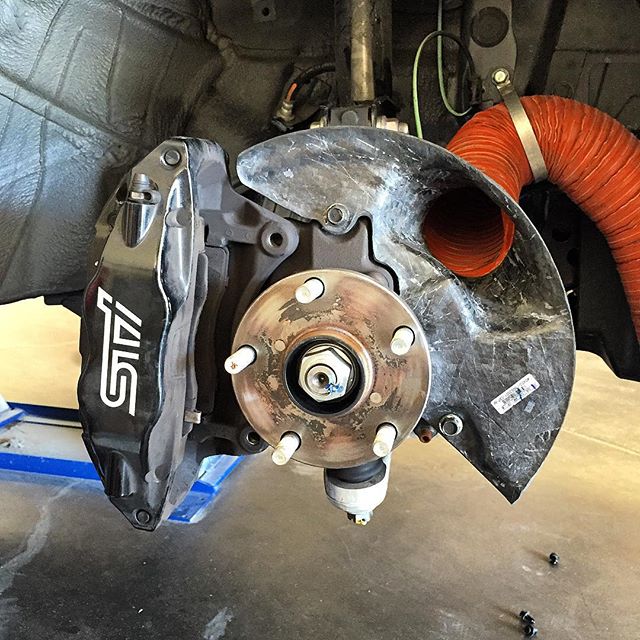Carbon Fiber Brake Cooling Kit- Subaru STI 2018-2021