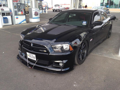 Carbon Fiber Front Wind Splitter- 2011-2014 Dodge Charger SRT-8