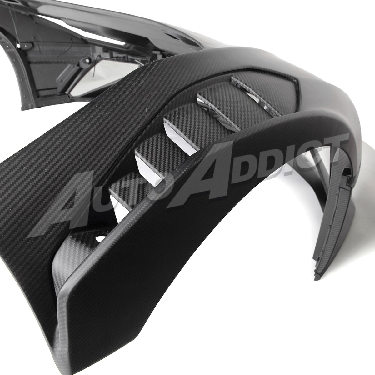 STO Lamborghini Huracan Dry Carbon Fiber Front Bonnet Fenders and Bumper Full Kit