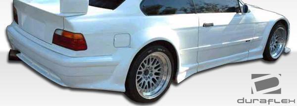 1992-1998 BMW 3 Series E36 2DR GT500 Wide Body Rear Fender Flares - view 2
