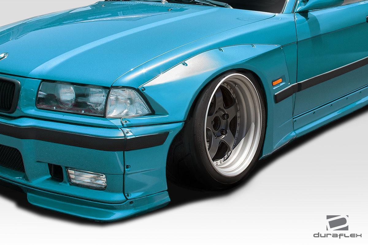 1992-1998 BMW 3 Series M3 E36 2DR Circuit Side Skirts, Fiberglass - view 2