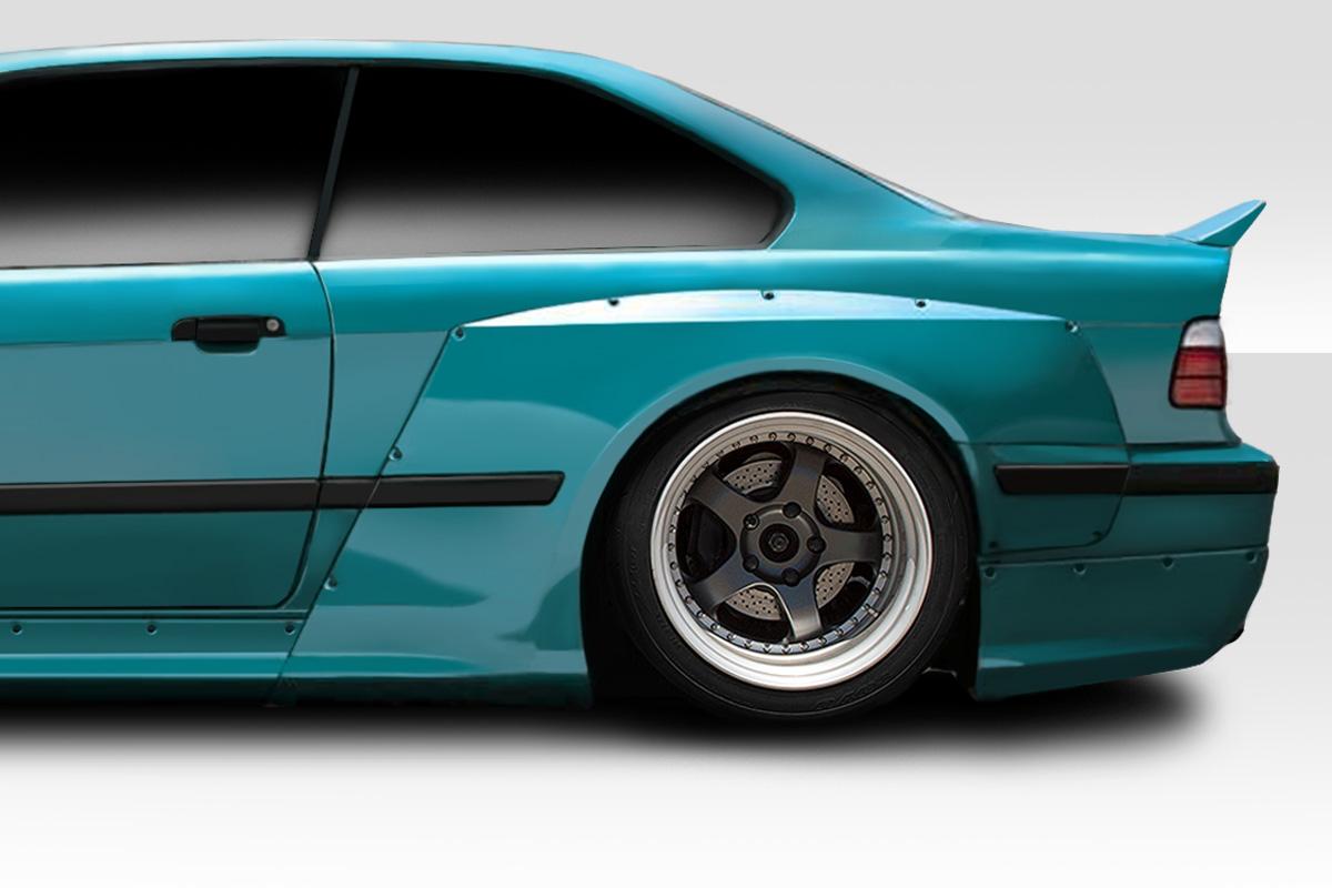 1992-1998 BMW 3 Series M3 E36 2DR Circuit Wide Body Kit, Fiberglass - view 4