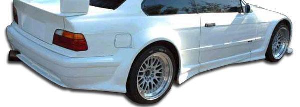 1992-1998 BMW 3 Series M3 E36 2DR GT500 Wide Body Rear Bumper Cover - view 1