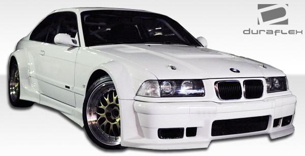 1992-1998 BMW 3 Series M3 E36 2DR GT500 Wide Body Side Skirts Rocker - view 2