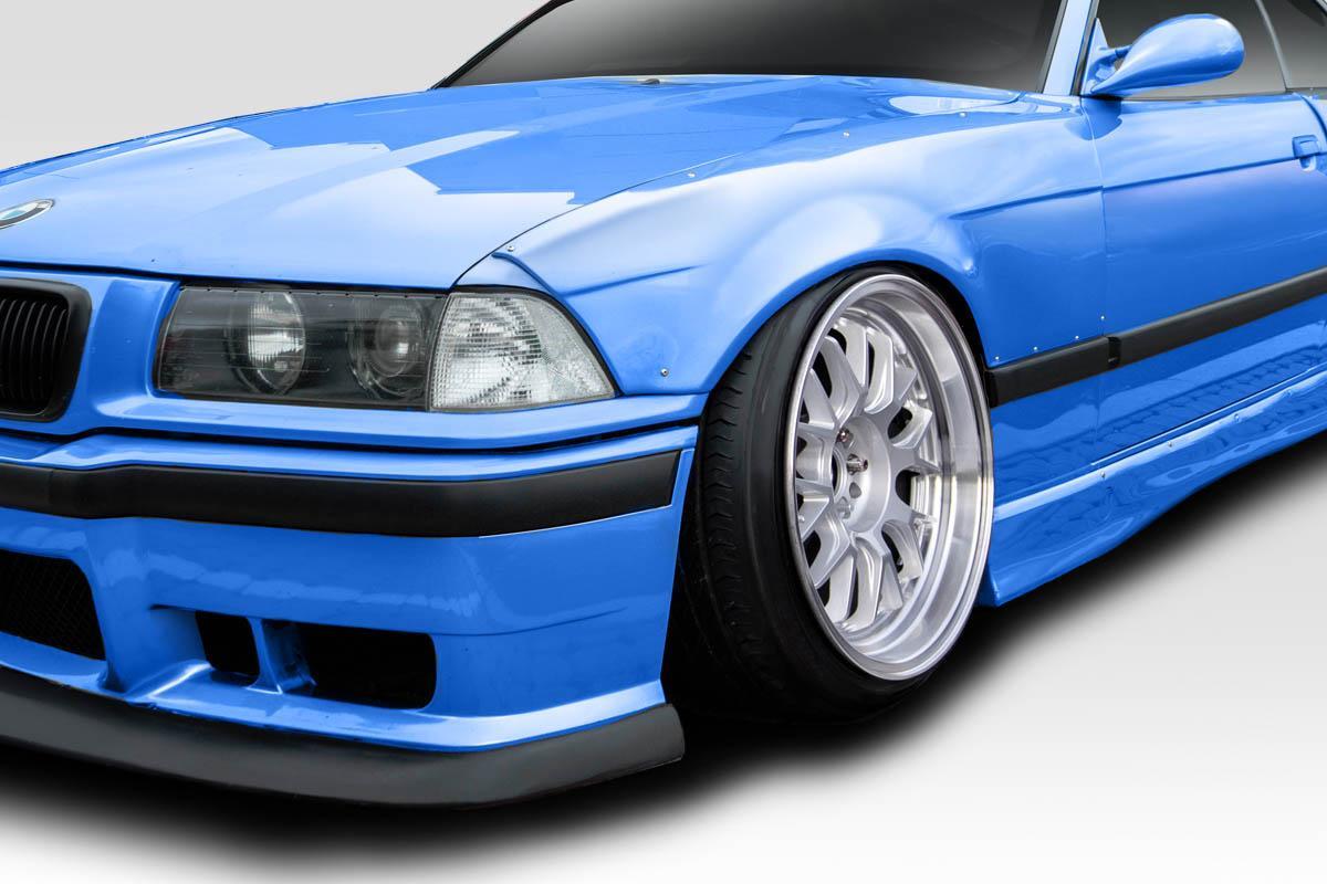 1992-1998 BMW 3 Series M3 E36 C Spec Front Fender Flares, Fiberglass - view 1