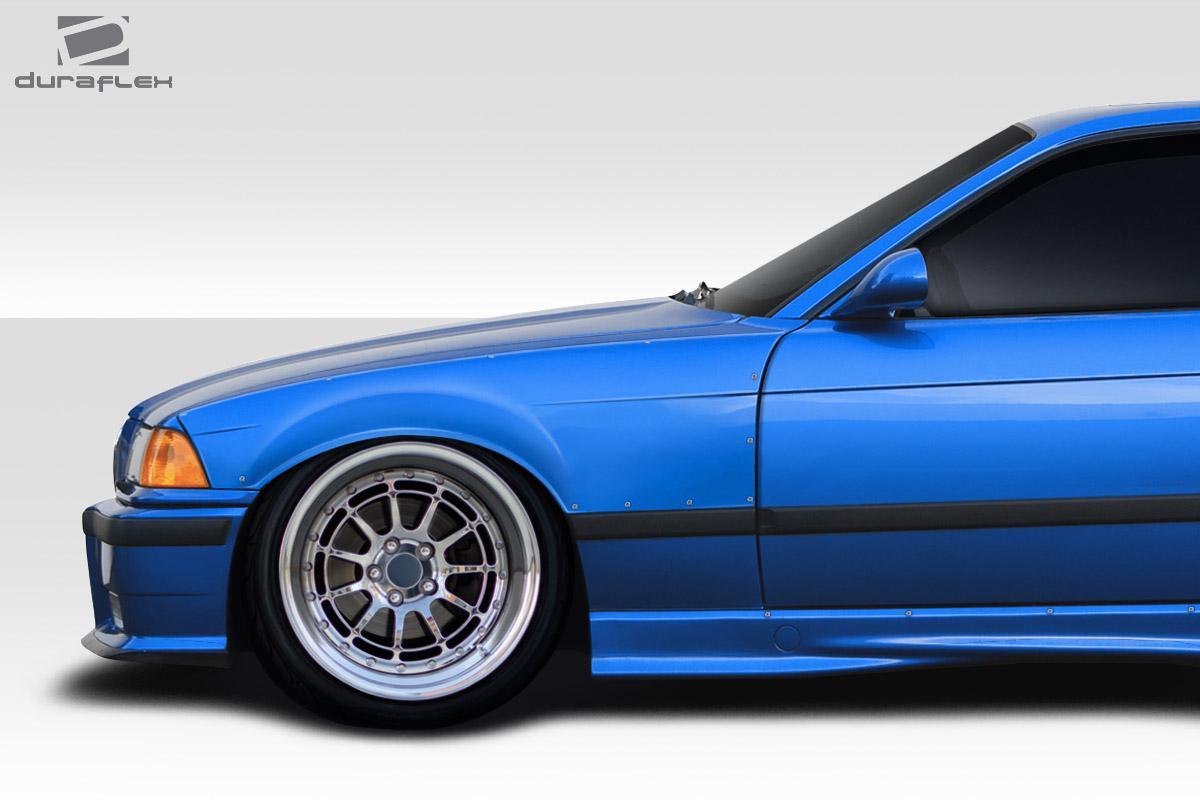 1992-1998 BMW 3 Series M3 E36 C Spec Front Fender Flares, Fiberglass - view 2