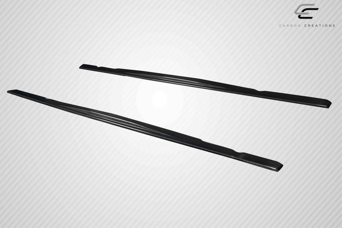 1992-1998 BMW M3 E36 Motive Side Skirt Rocker Panel Splitters, Carbon - view 3