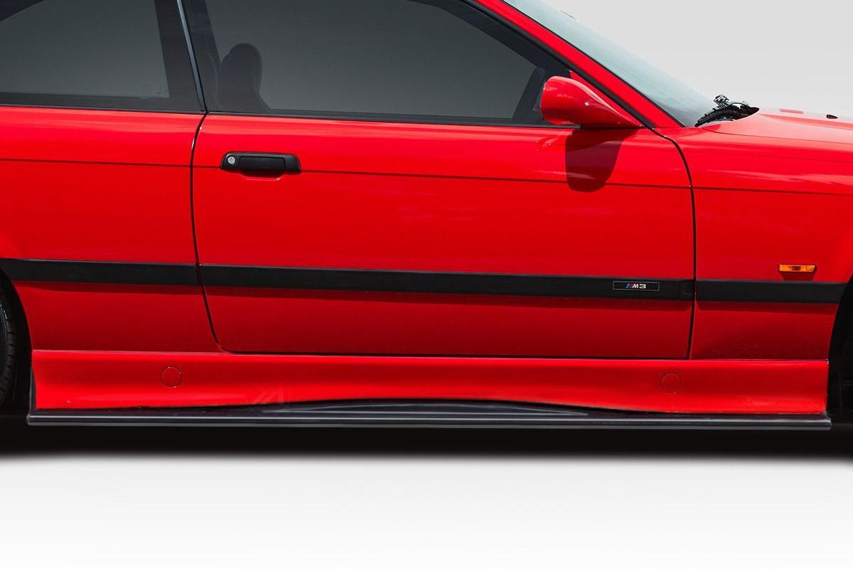 1992-1998 BMW M3 E36 Motive Side Skirt Rocker Panel Splitters - view 1